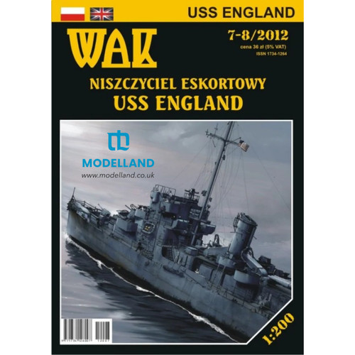 Uss england card paper - paper, out