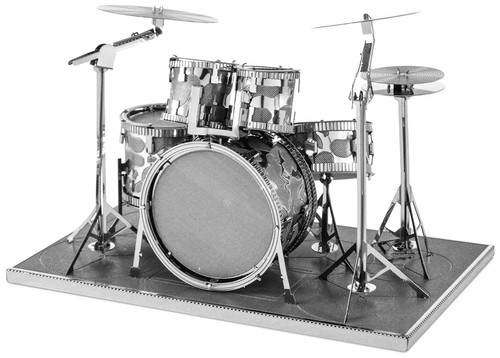 Drums set metal earth 3d - earth,