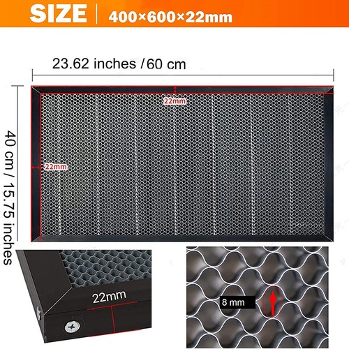 Honeycomb laser bed 400 600 - laser,
