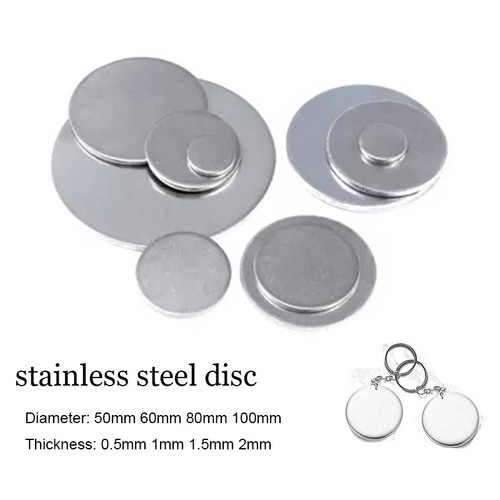 3mm stainless steel discs - 0.8-3mm,