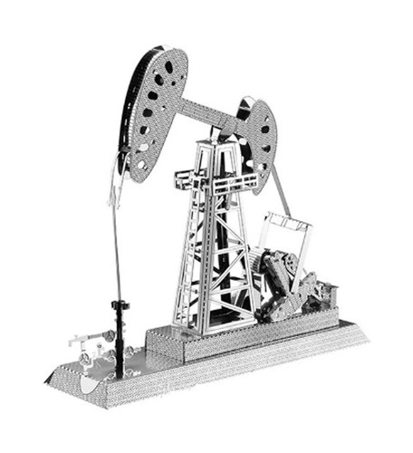 Metal model oil pump drilling - model,
