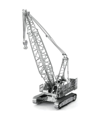 Metal model crawler crane - metal,