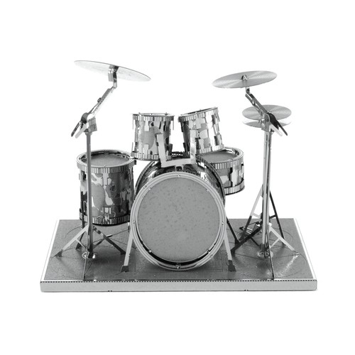 Metal band instrument drum - metal, 3d